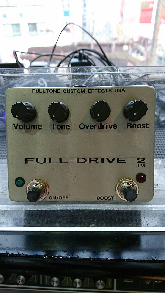 Fulltone / FULL-DRIVE 2 初期型にBoostノブの付いた第二世代型！